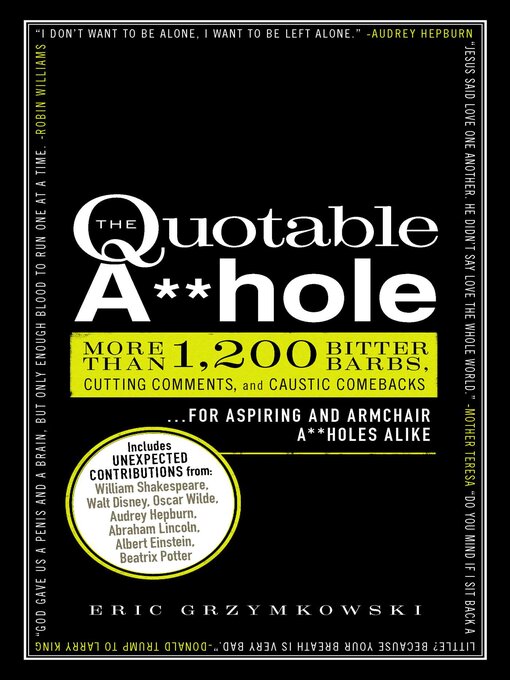 Cover image for The Quotable A**hole
